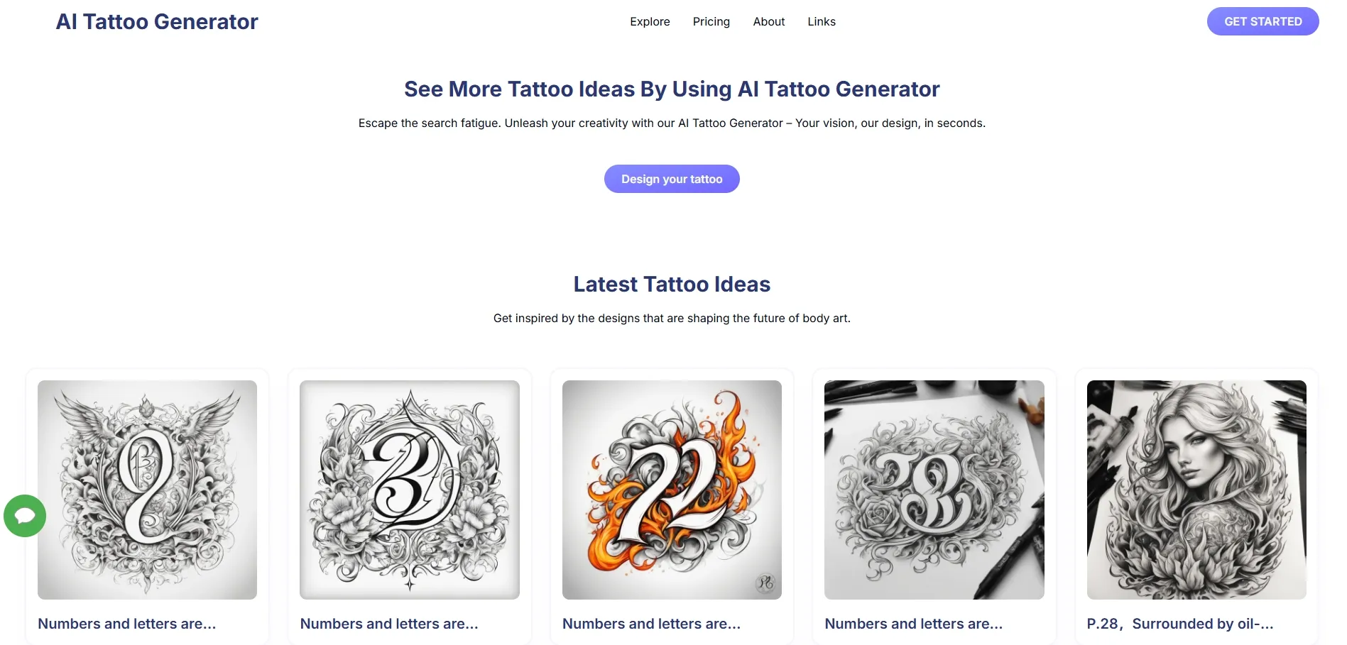 AI Tattoo Generator