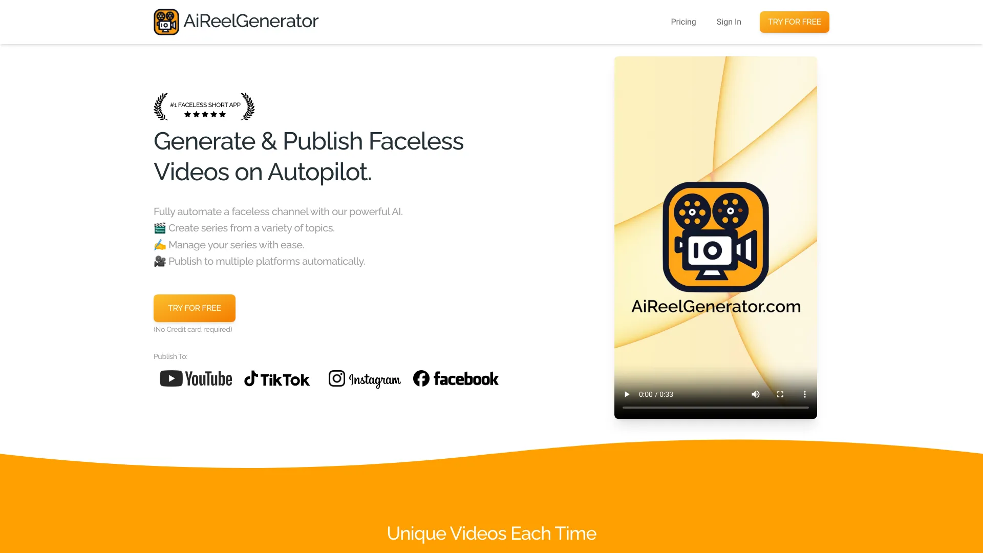 AiReelGenerator.com