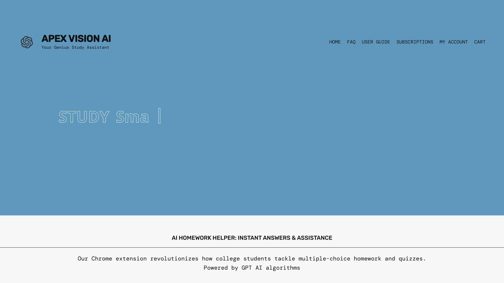 Apex Vision AI - Homework & Quiz Answering AI