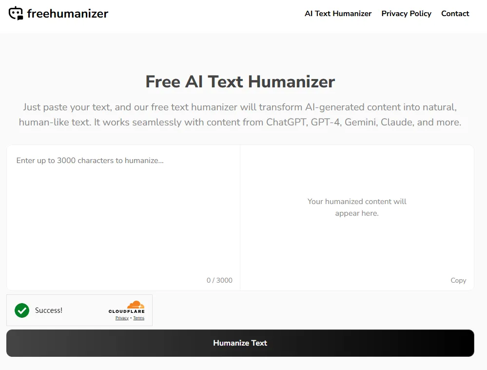 Free AI Humanizer