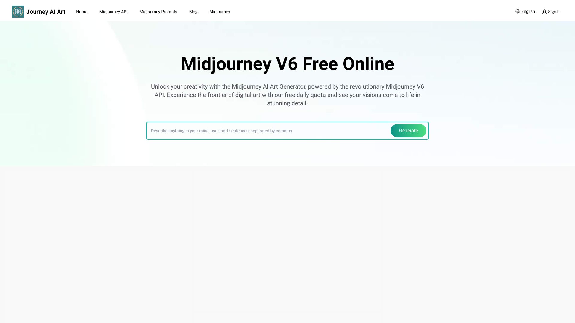 Free Midjourney AI Art Generator