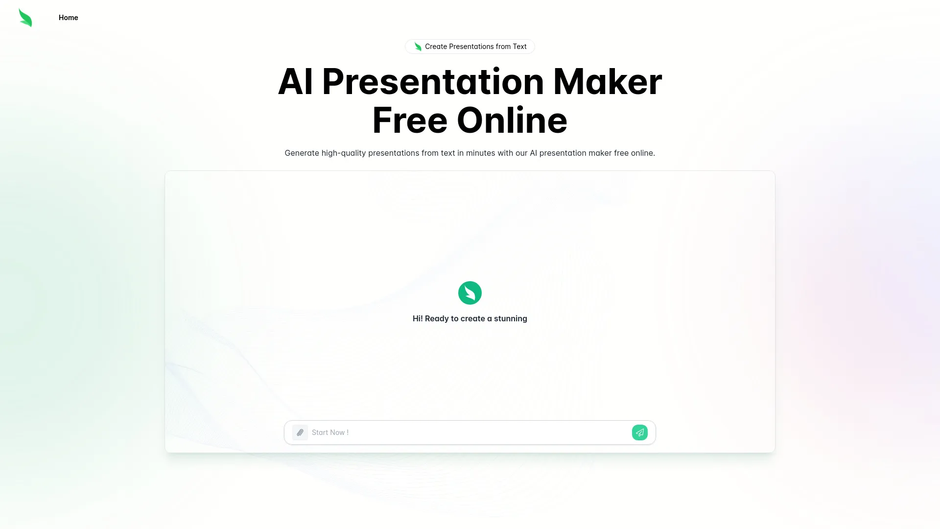 Slides.bot: AI Presentation Maker Free Online